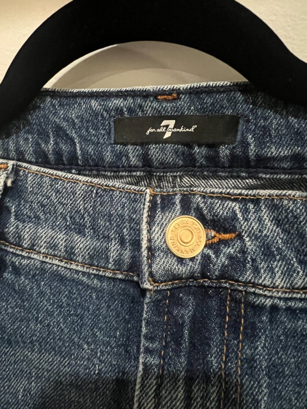 7 For All Mankind Bonnie High-Rise Barrel Jeans, Size: 28, Color: Santa Cruz - Picture 6 of 12